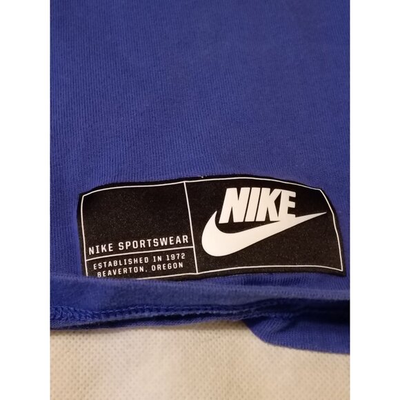 Nike Mens XL Blue & Black Raglan Sleeve T-Shirt Cotton - Picture 2 of 7